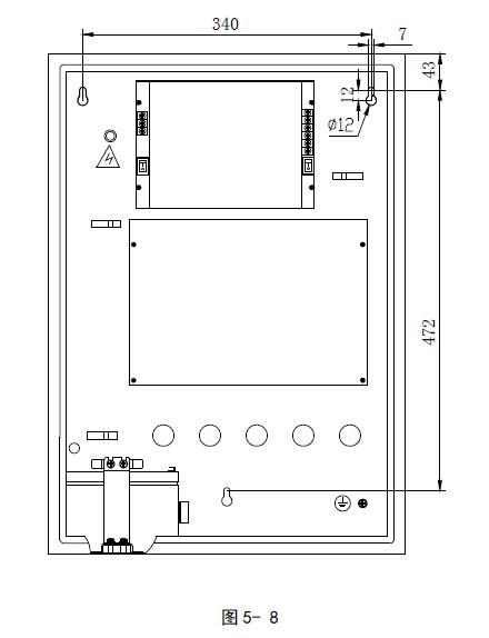 GST-QKP04、GST-QKP04/2氣體滅火控制器安裝示意圖